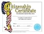 CERTIFICATES CITIZENSHIP SET OF 30