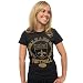 NFL New Orleans Saints Women's Vintage Flock Short Sleeve Crew Tee