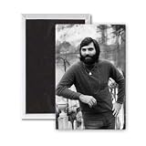 George Best - 3x2 inch Fridge Magnet - large magnetic button - Magnet