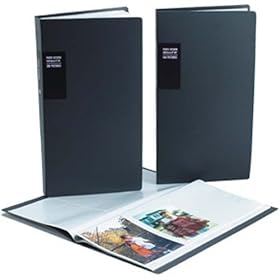 Black Professional Photo Session Album with Black Pages - fits 72 pictures - Sold individually