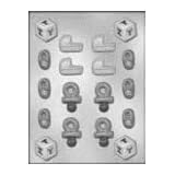 Buy 1 1 4 - 1 7 8 inch Baby Shower Assortment Chocolate Candy Mold
