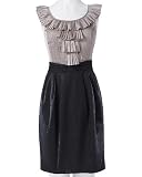 Max and Cleo ruffle-neck dres