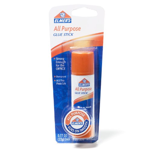 Elmer's All-Purpose Glue Stick, Large, 0.77 Ounces, White (E515)