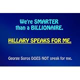 HILLARY SPEAKS FOR ME - 6 (6 Postcards) (For Hillary Clinton Supporters only)
