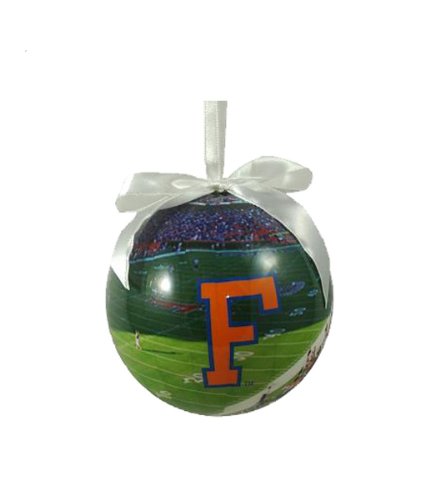 NCAA Florida Gators Football Photo Ball Ornament