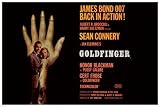 James Bond (GoldFinger, Hand) Movie Poster Print - 24 X 36