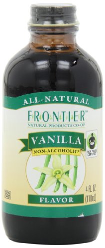 Frontier Vanilla Flavor (no Alcohol) Fair Trade Certified, 4-Ounce Bottles (Pack of 2)