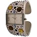 Anaii Pink AP212 Ice Ladies Silver Colour Bangle with Topaz Stones Diamante Watch