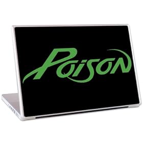 MusicSkins Poison Logo Skin for 13 inch MacBook, MacBook Pro, MacBook Air and PC Laptop