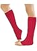 V28Fashion Ribbed Cable Knit Trimmed Soft Footless leg Warmers