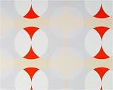 A.S. Creation 759214 Tapete Vlies Retro Design 70er 60er Kreise Rot Beige