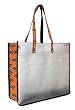 OSU Oklahoma State Tote Bag OSU Cowboys with Clear Sides and Cotton Fabric - SEE Through Thru Bag for School Events or Beach GIFT IDEA for MEN Women Ladies MOM Mother or Dad Teachers and Travelers