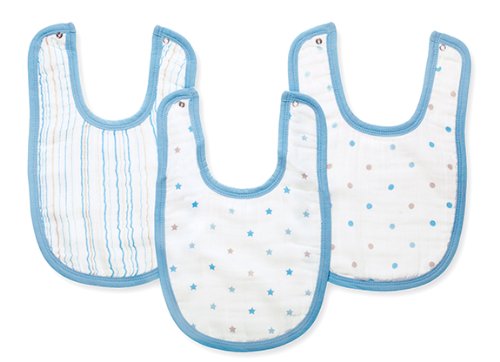 aden by aden + anais Little Bib Oh Boy!,  3-Pack