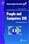 People and Computers XIII: Proceedings of HCI '98 - Sheffield, 1-4 September 1998 (BCS Conference Series)