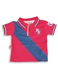 Wild Mango - Toddler Boys Short Sleeved Placket Shirt, Red, Blue