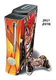 Skin Decal Cover for Xbox 360 Console + two Xbox 360 Controllers - Jolly Jester