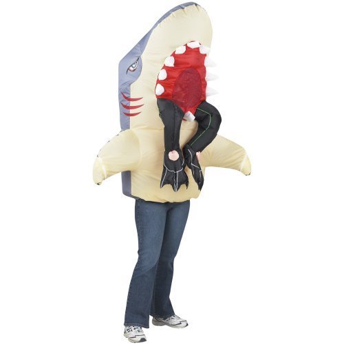 Childrens Toyshop  Sporting Goods : Gemmy Big Animal Head Costume-Shark with Legs Adult