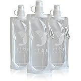 Tribe Provisions Flex - Eco-friendly Collapsible Adventure Water Bottle (3-pack)