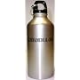 Silver 16oz Stainless Steel Reusable Water Bottle w/ Hiking Clip