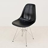 Eames サイドシェルチェアDSR(ダイニング・サイドチェア・ロッドワイヤーベース)ブラック