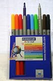 Eigenschaften STAEDTLER 10 Doppelfasermaler / STAEDTLER Doppelfasermaler NORIS CLUB, rund, 10er Set