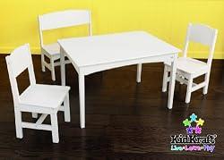 Nantucket Table With Bench and Two Chairs