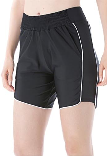 Fullbeauty Sport Women's Plus Size Swim Board Shorts Black,14/16