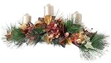 Fall Arrangement with candles