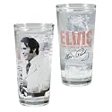 Elvis TCB 16oz Decal Tumbler Glass