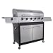 Char Broil K6B 6-Burner 65,000 BTU Propane Gas Grill, with Sideburner