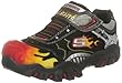 Skechers Damager Skx Chopper, Baskets mode gar�on - Noir/rouge, 29 EU