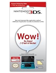 From Amazon.com. Click for details:
 Video Games: Nintendo 3DS Screen Protective Filter - HORI Video Games: Nintendo 3DS Screen Protective Filter - HORI