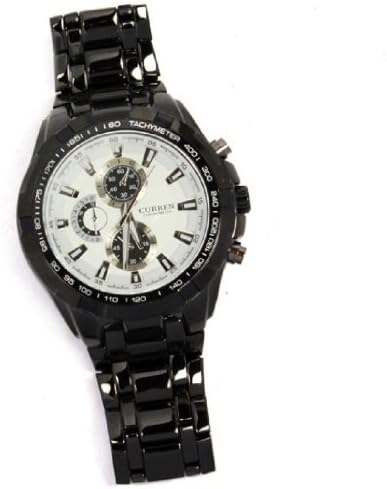 Nicerocker Hot Fashion Curren Water Resistant Quartz Hour Dial Clock Sport Men Steel Wrist Watch