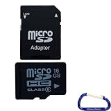 Gizmo Dorks 16 GB micro SD Memory Card with SD Adapter for the Samsung W200 ....