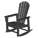 Poly-Wood South Beach Rocker - Black