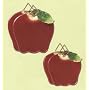 APPLE 3-D Stove / Burner Covers Set of 4 *NEW*