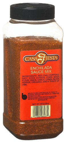 Casa Fiesta Enchilada Sauce Mix, 20-Ounce Plastic Canisters (Pack of 3) by Fiesta Mix