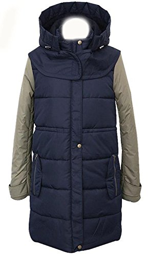 Newstar girl 新品　ロング丈　中綿　冬服　ポケット付き人気　デザインロング丈　レディースフード　トップス　秋　アウター　トップス　ロング丈　中綿　冬服　ポケット付き