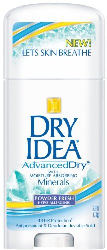 Dry Idea Advanced Dry Invisible Solid Antiperspirant Deodorant, Powder Fresh - 2.6 oz