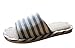 Bronze Times (TM) Unisex Fashion Stripe Open-toes Cotton Flax Flat House Slipper