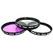 Zeikos ZE-FLK55 55mm Multi-Coated 3 Piece Filter Kit (UV-CPL-FLD)
