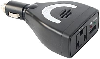 Qifei 75W Car Charger Dc 12V To Ac 220V Inverter+5V Usb Port
