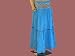 INDIAN LONG BLUE EVENING SUMMER WOMEN'S COTTON SKIRT 32