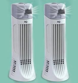 3Q AP 01  Twin Pack Electrostrostatic Ionic Air Purifier, Cleaner