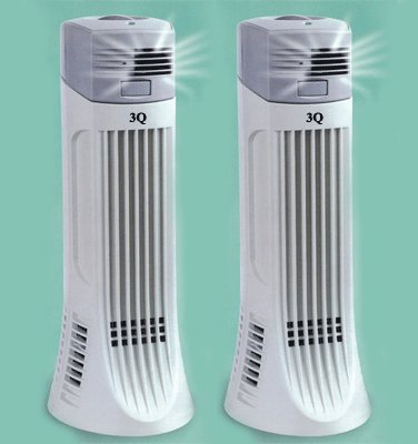 3Q AP01 Twin Pack Electrostrostatic Ionic Air Purifier, Cleaner 3Q AP01 Twin Pack Electrostrostatic Ionic Air Purifier, Cleaner