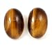 Roberto Coin 18k Gold Diamond Tiger Eye Clip Earrings