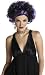 Wicked Widow Wig Black/Purple SKU-PAS552533