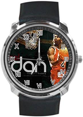 Air Jordan Custom Leather Strap Wrist Watch the second ring - Oscas Wood Best Gift
