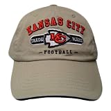 NFL OFFICIAL KANSAS CITY CHIEFS KHAKI CAP HAT NEW ADJ
