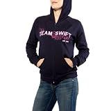 Girls Navy Zip Hoodie